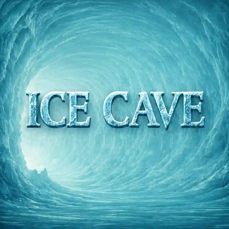 Ice Cave slot game cinematic banner